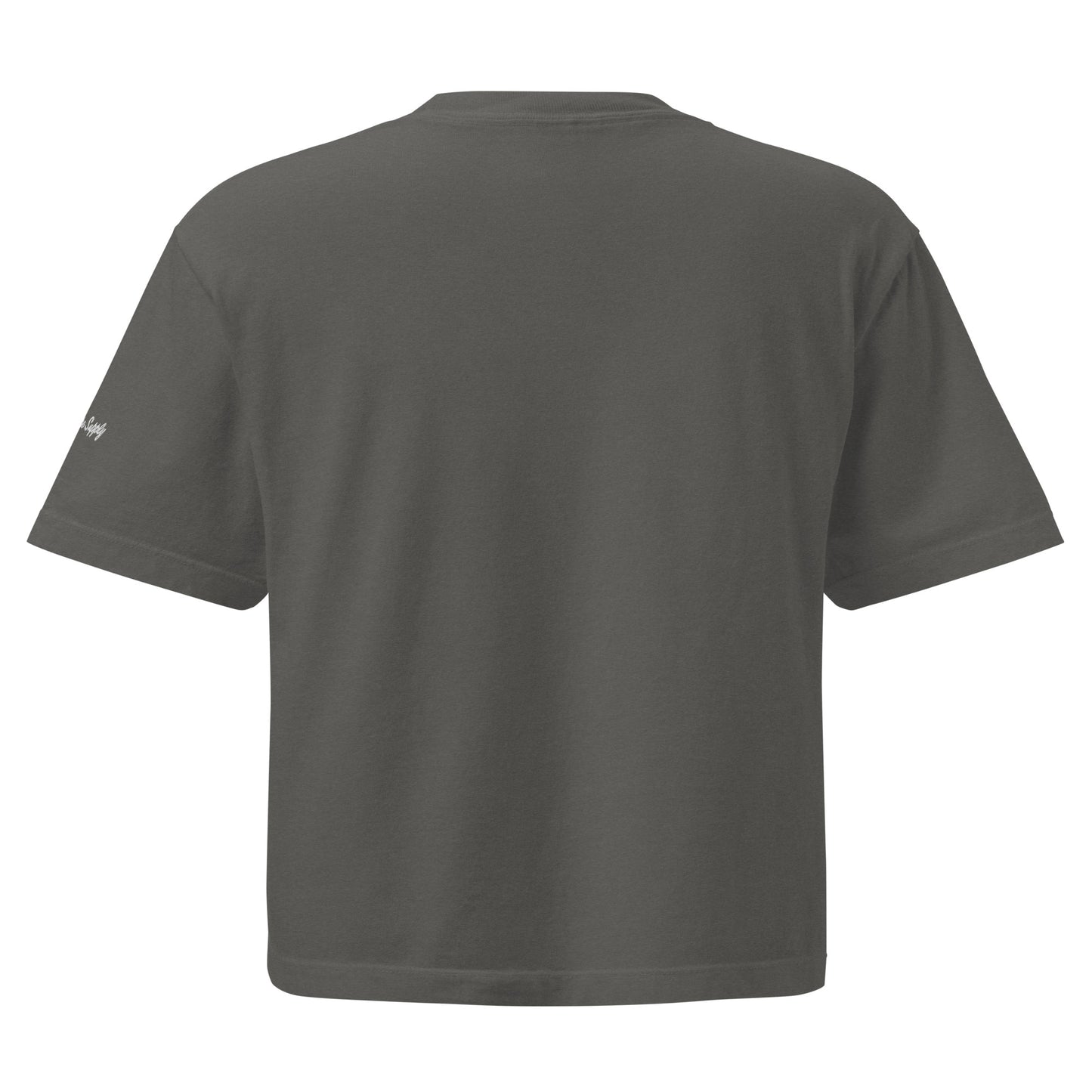 Legend Since God Logo Embroidered Women’s Mid-Length Heavyweight Boxy T-shirt