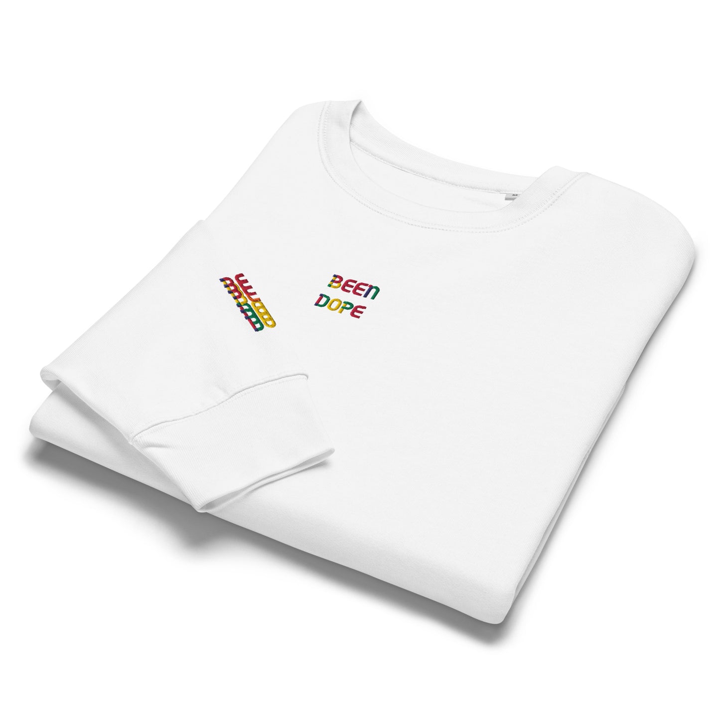 Been Dope Supply Embroidered Women’s Organic Crew Sweatshirt