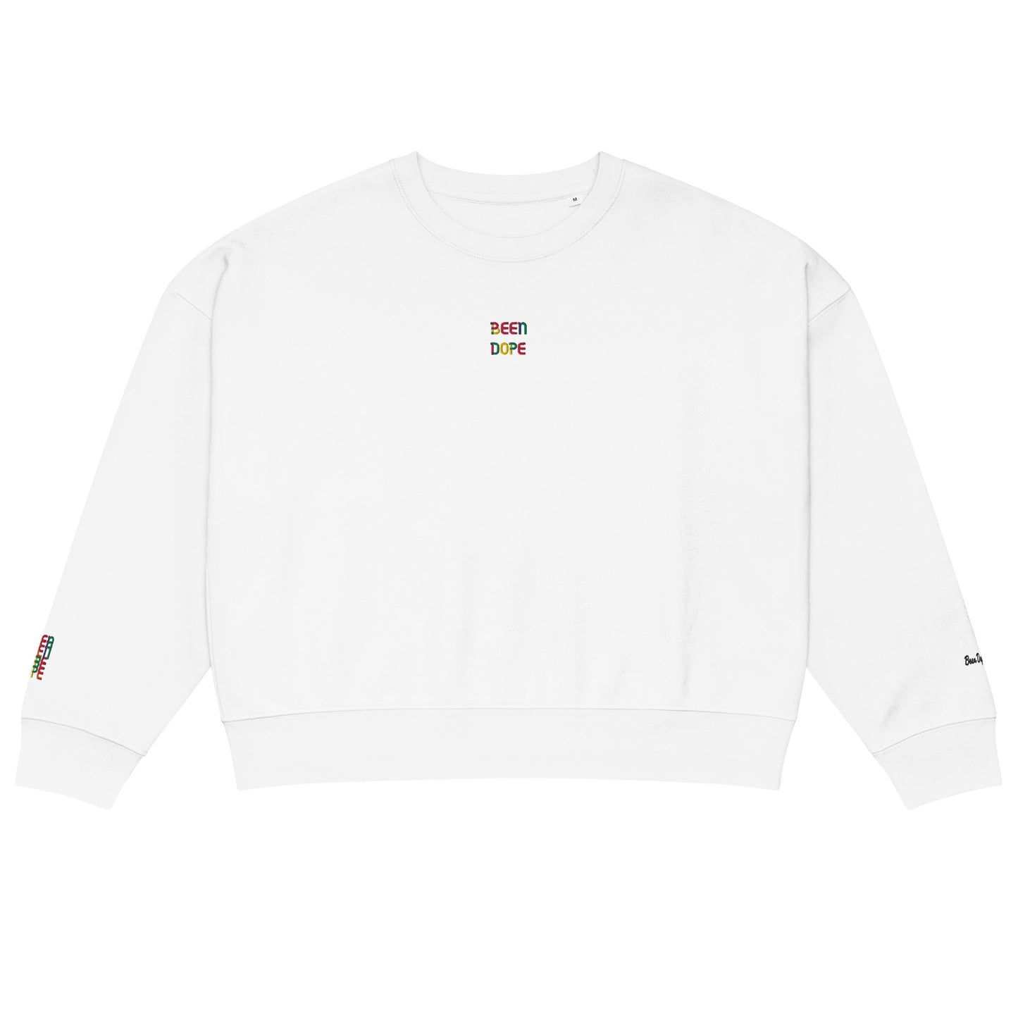 Been Dope Supply Embroidered Women’s Organic Crew Sweatshirt