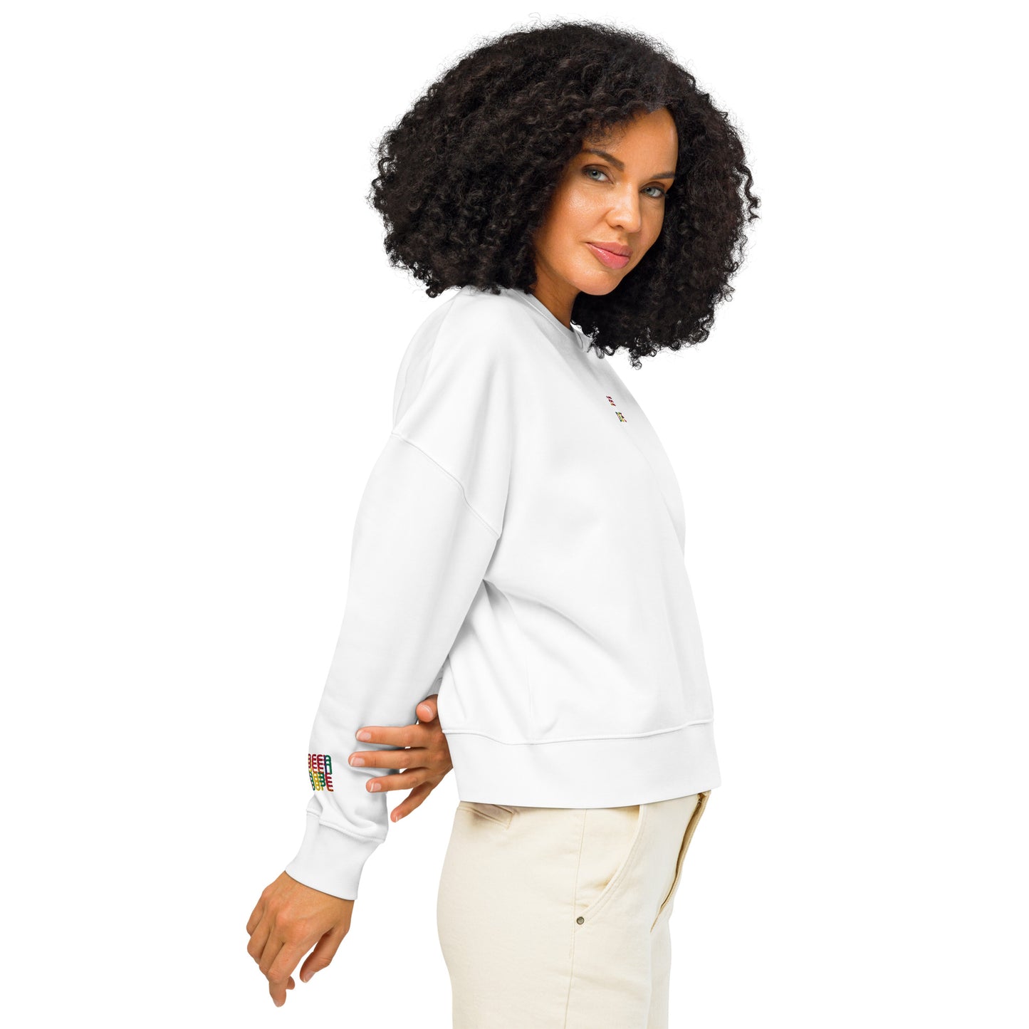 Been Dope Supply Embroidered Women’s Organic Crew Sweatshirt