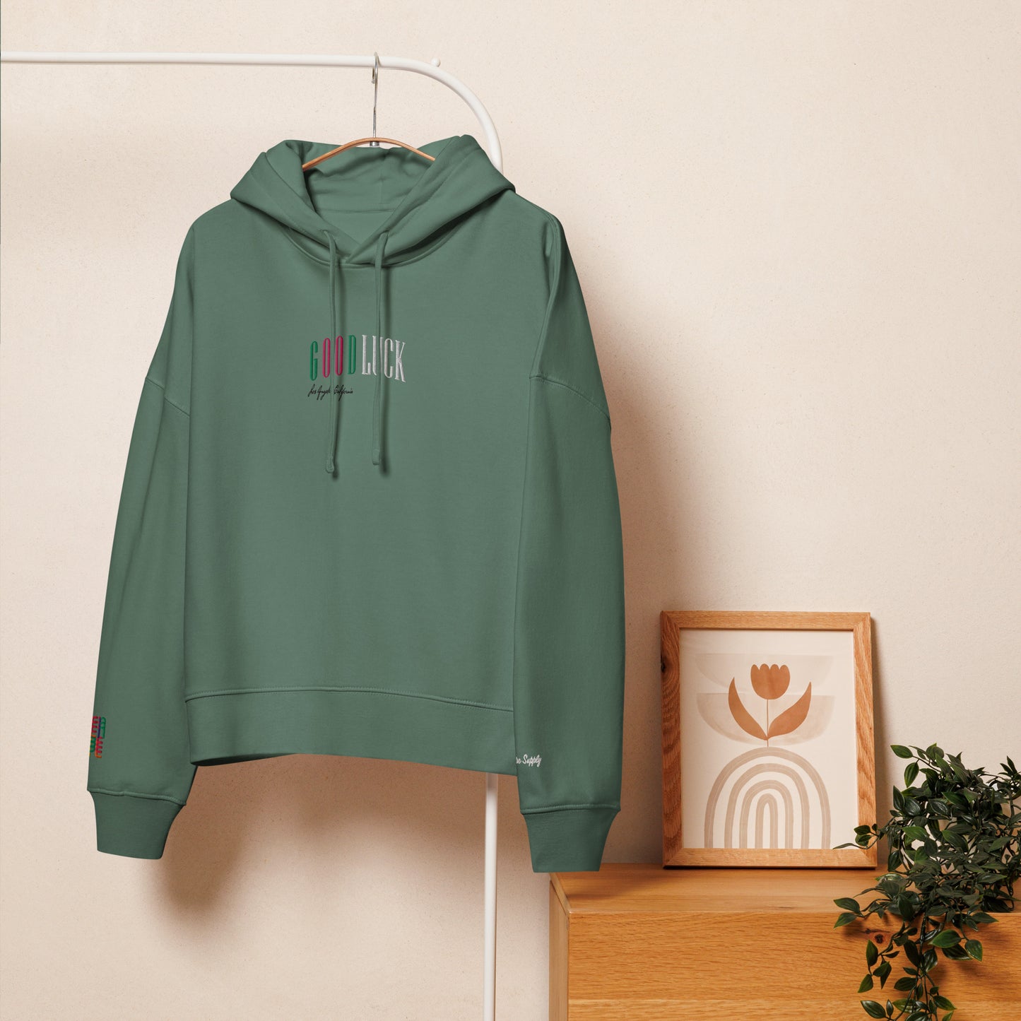 Goodluck Los Angeles Embroidered Women’s Organic Mid-Weight Hoodie Been Dope Supply
