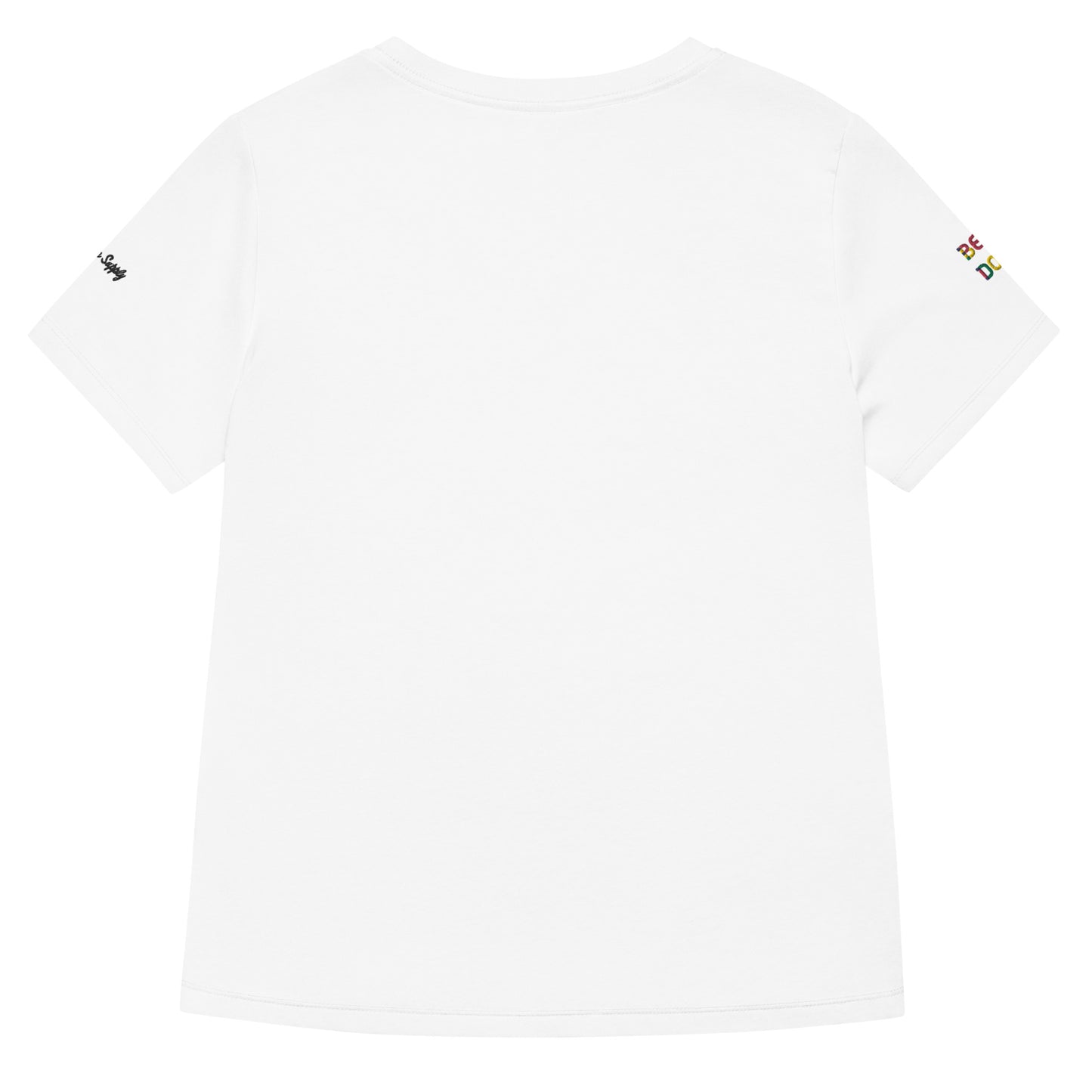 Women’s Relaxed V-neck T-shirt|Logo Embroidered|Been Dope Supply