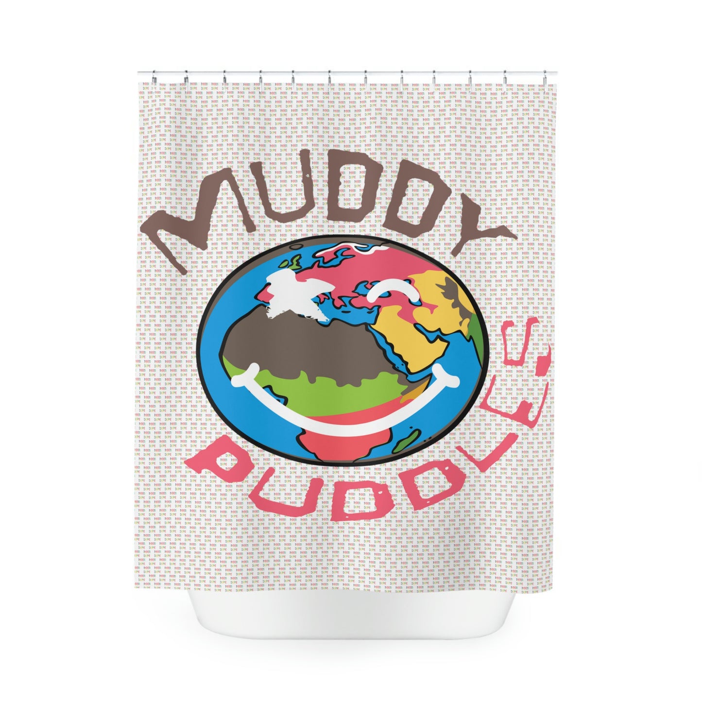 Muddy Puddles Shower Curtain - 71" × 74" - Been Dope Supply