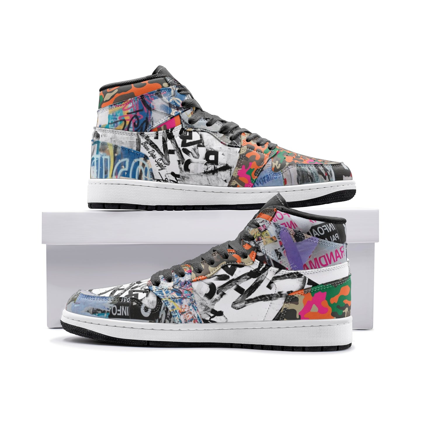 What The Bravo Foxtrots High Top Sneakers|Fashion Kicks|Unisex|Been Dope Supply