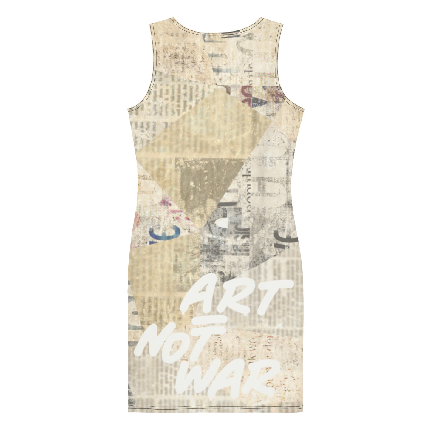 Art Not War Women's Bodycon Dress |Kids On Drugs Clothing