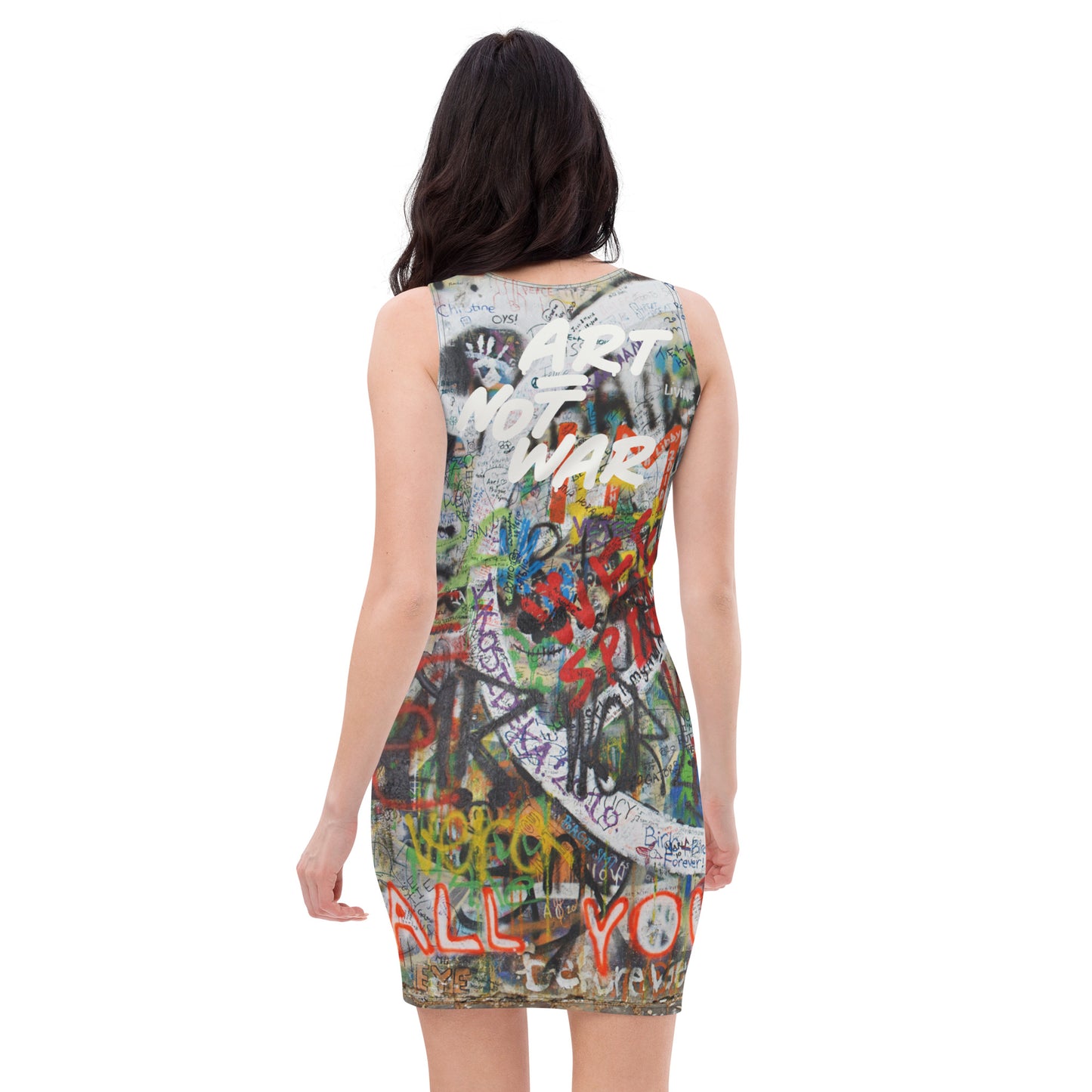 God Is Love Fitted Dress - Been Dope Supply