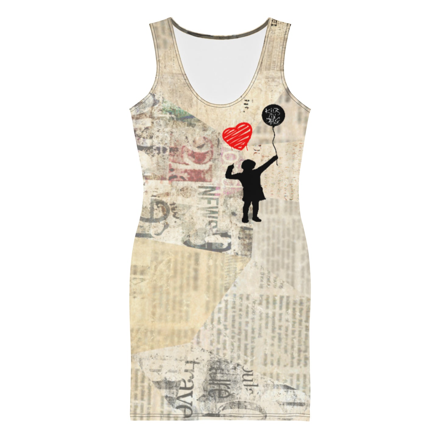 Art Not War - Women's Fitted Mini Dress - Been Dope Supply