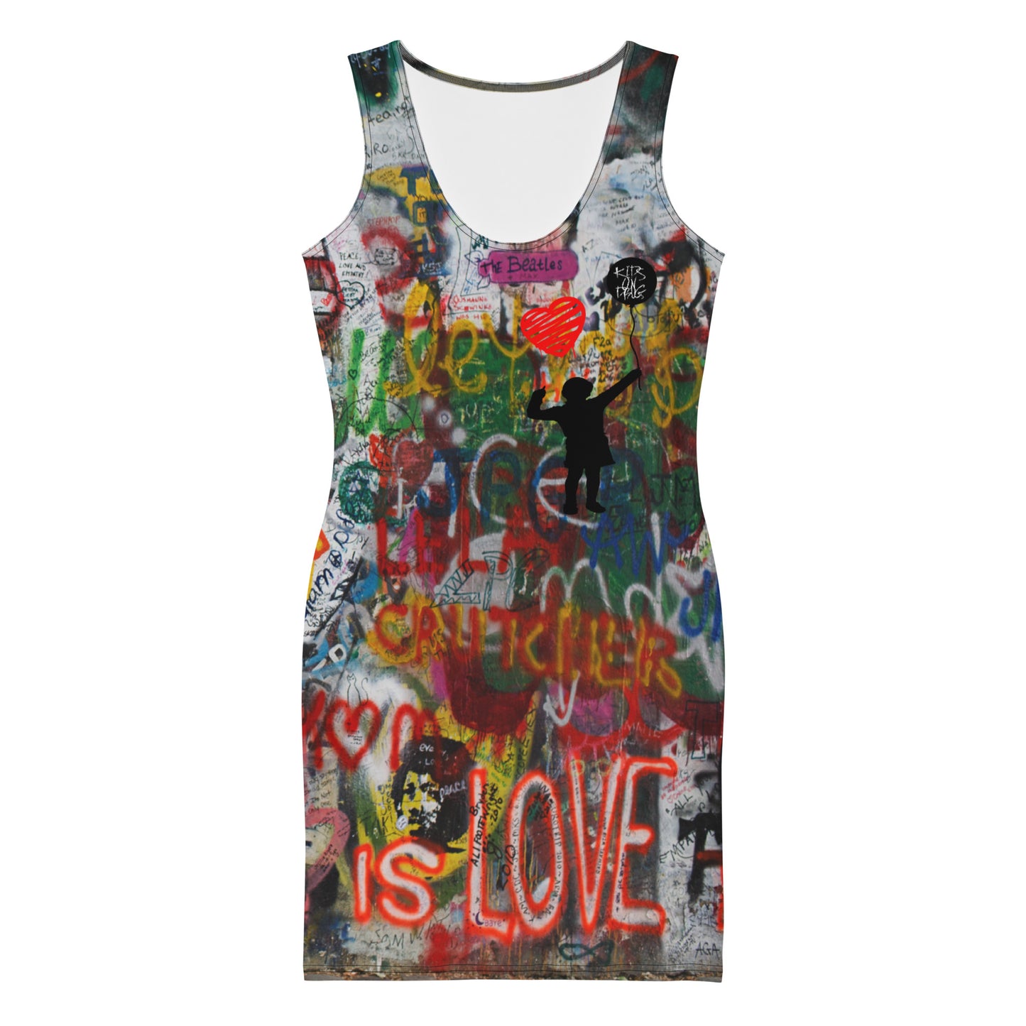 God Is Love Fitted Dress - Been Dope Supply