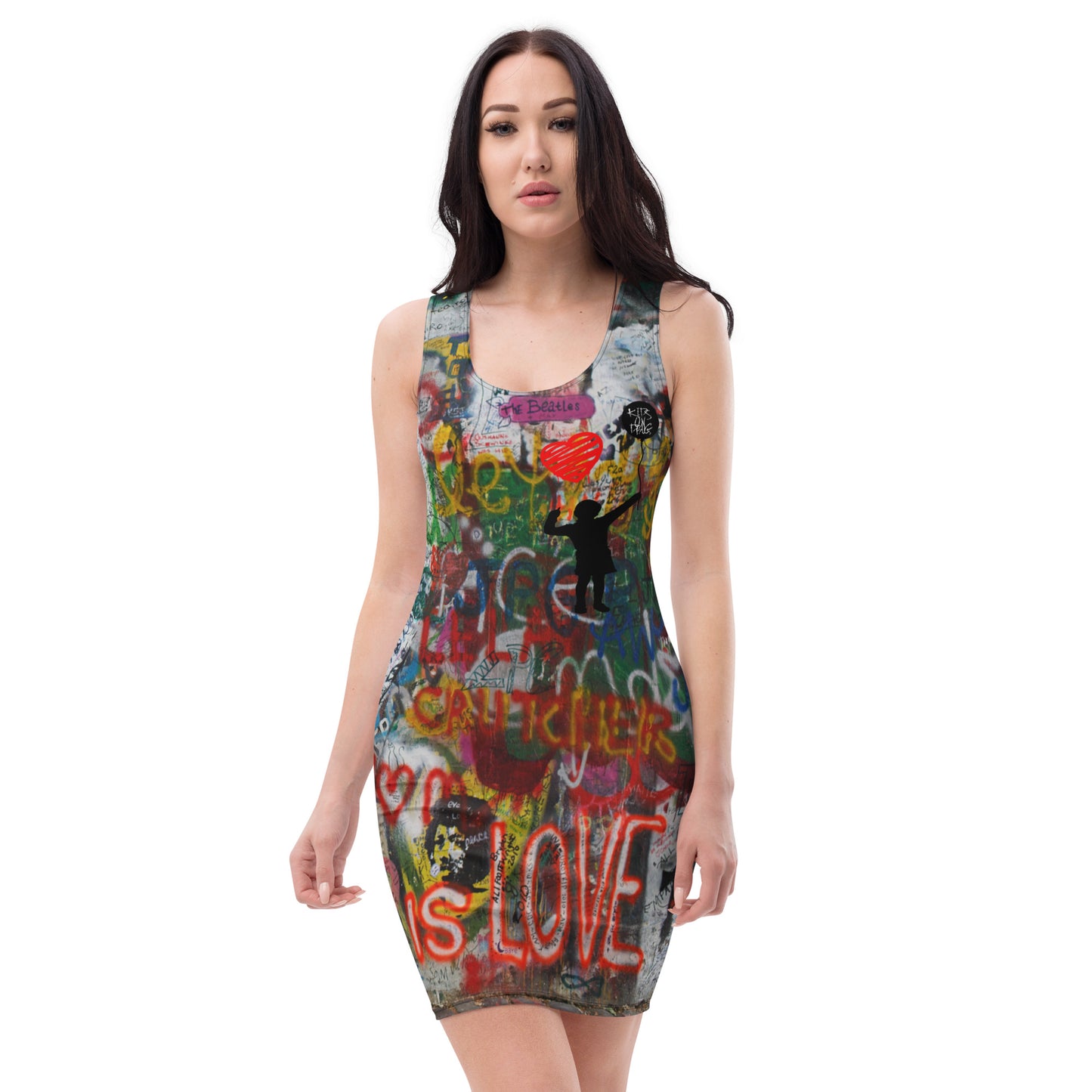 God Is Love Fitted Dress - Been Dope Supply