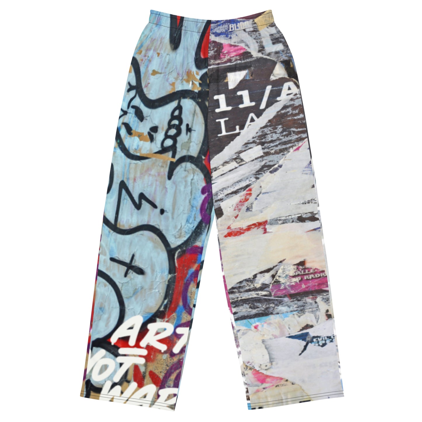 Art Not War Pants - Wide-Leg Hip Huggers - Unisex - Been Dope Supply