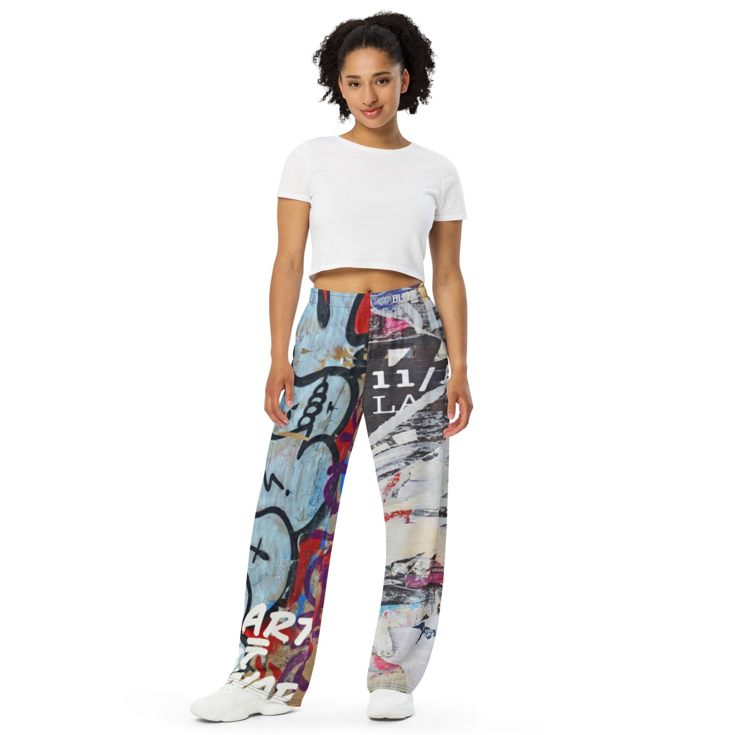 Art Not War Pants - Wide-Leg Hip Huggers - Unisex - Been Dope Supply