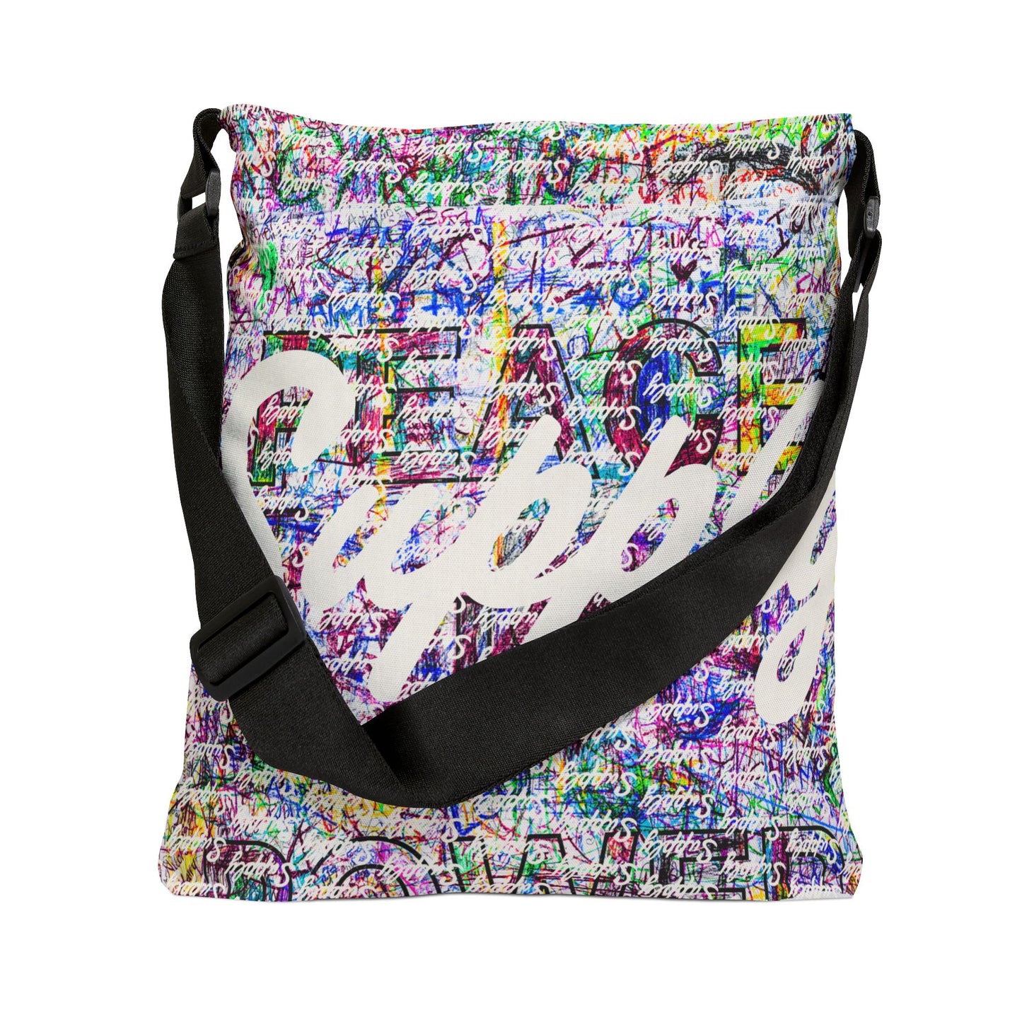 Power Is Peace Womens 18inx18in Adjustable Strap Tote Bag Been Dope Supply