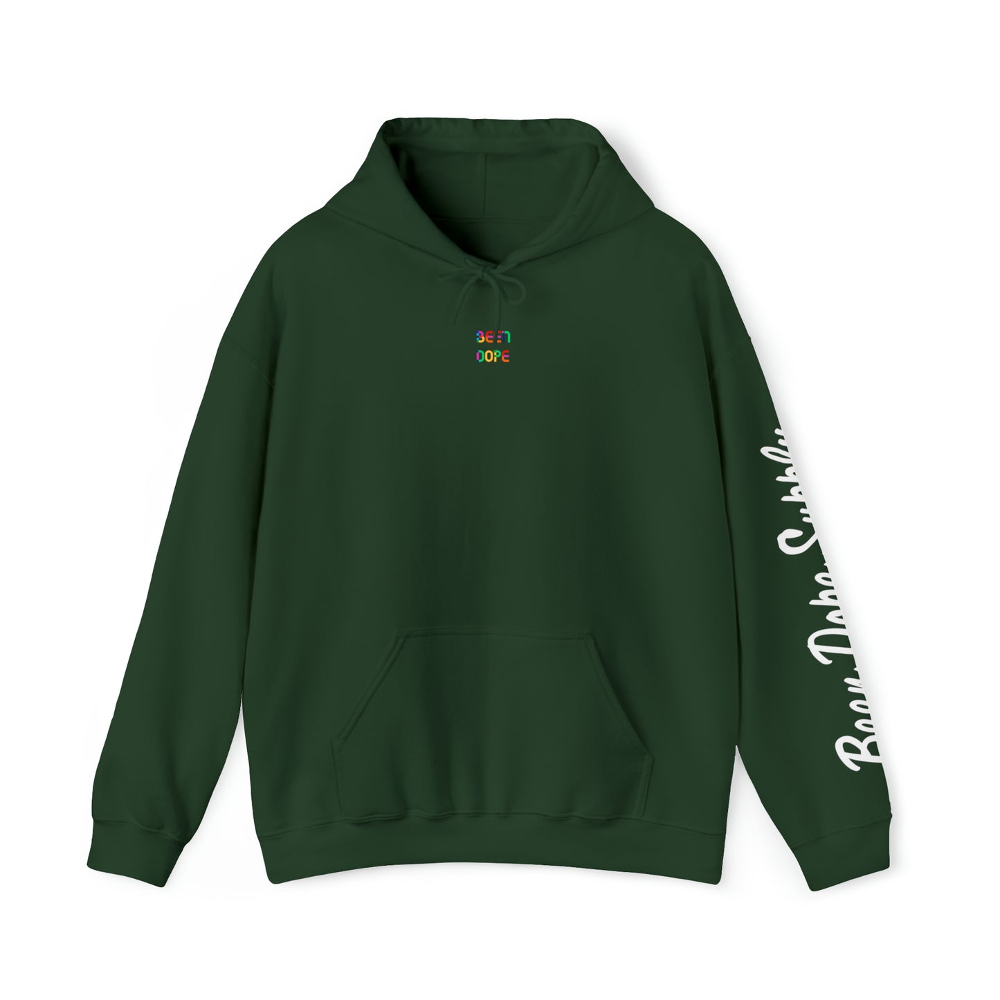 Los Angeles Car Rental | Graphic Hoodie  | Forest Green