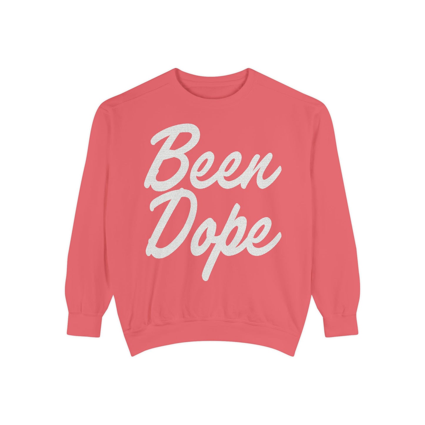 Been Dope Supply Unisex Watermelon Garment-Dyed Sweatshirt