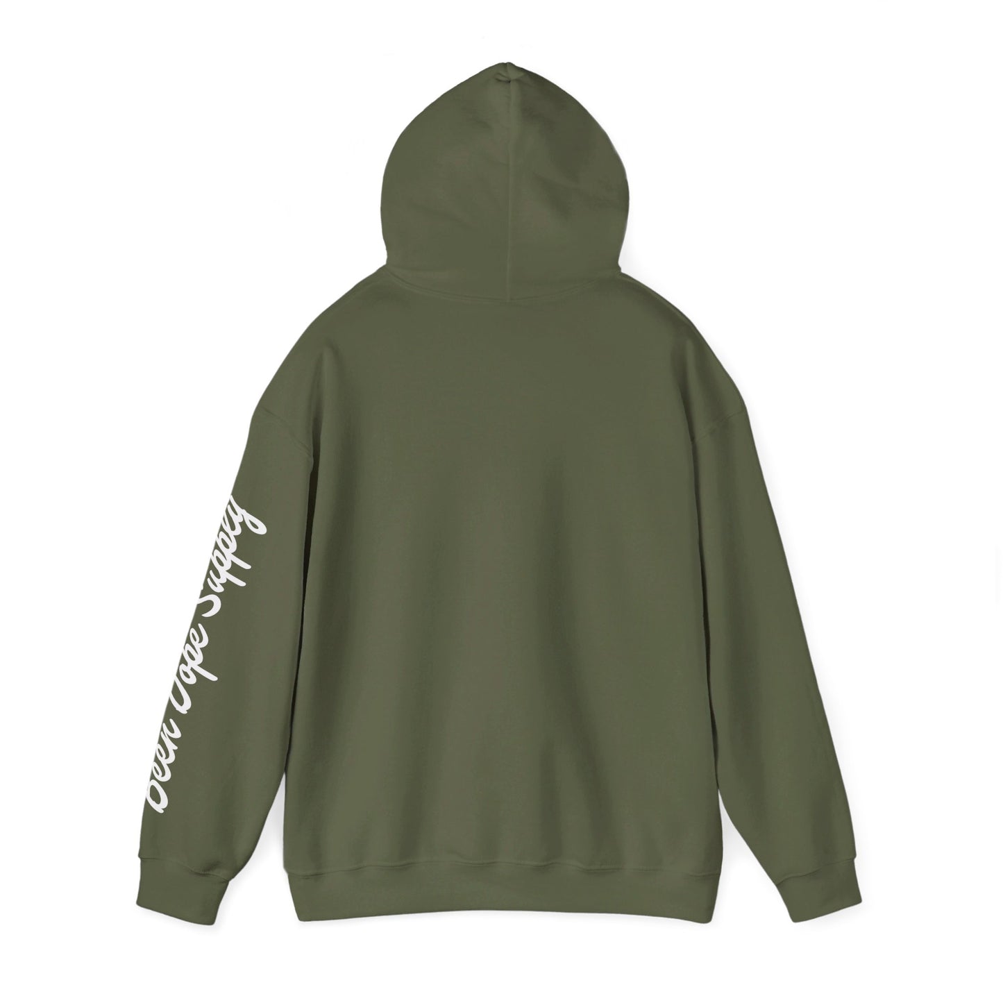 Burning Bushes Trained States | Unisex Hooded Sweatshirt | Military Green | Been Dope Supply