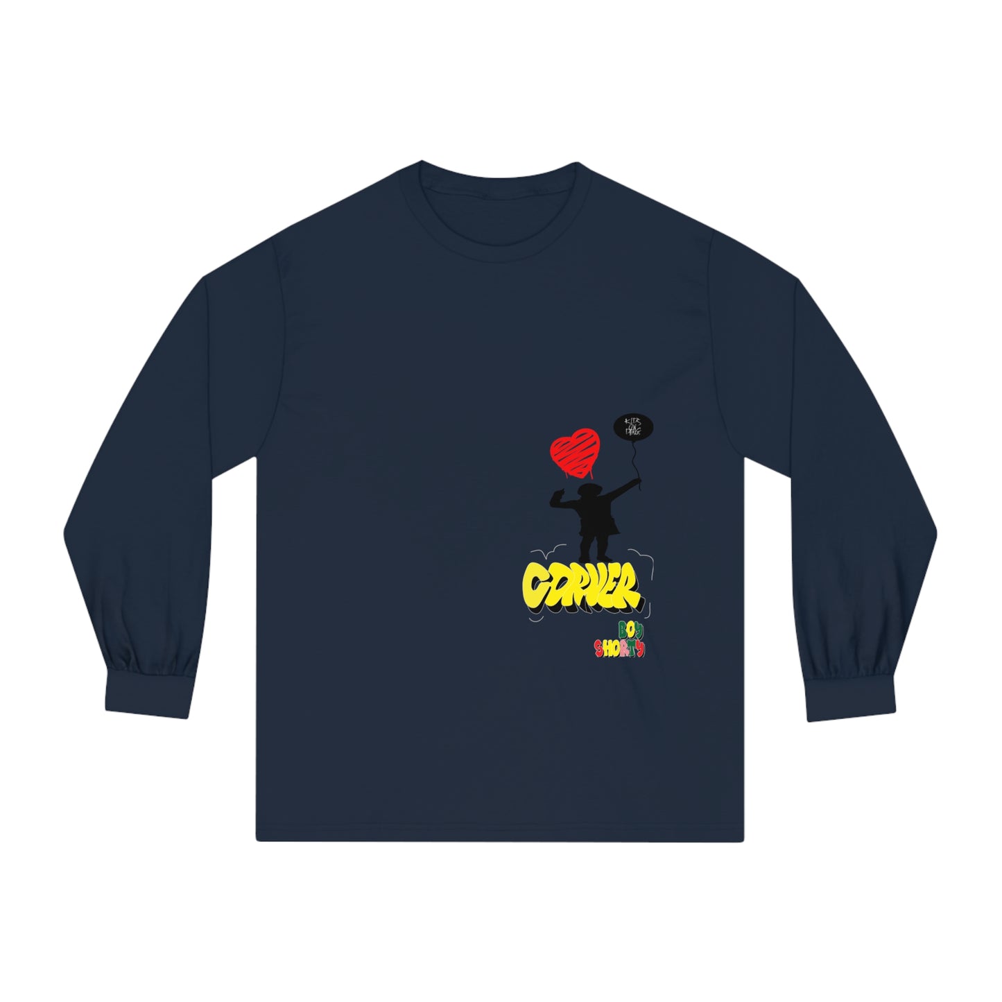 Kids on Drugs | Navy Classic Long Sleeve T-Shirt