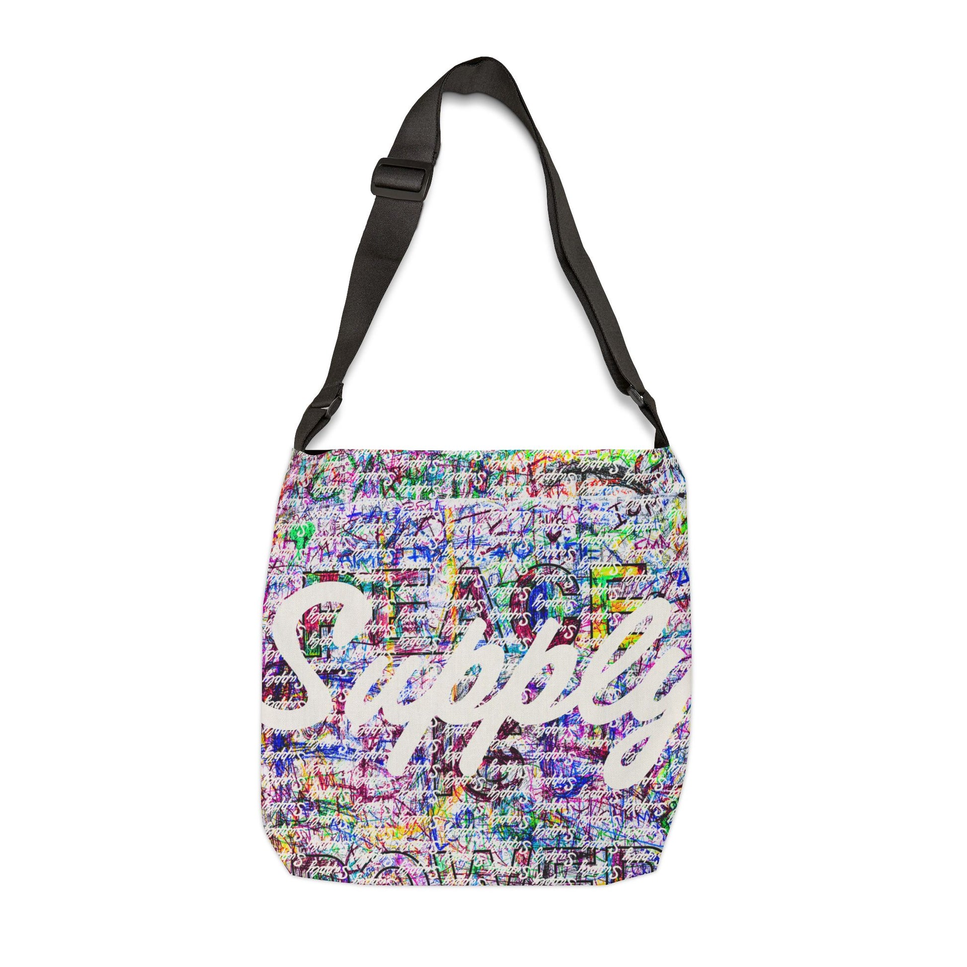 Power Is Peace Womens 18inx18in Adjustable Strap Tote Bag Been Dope Supply
