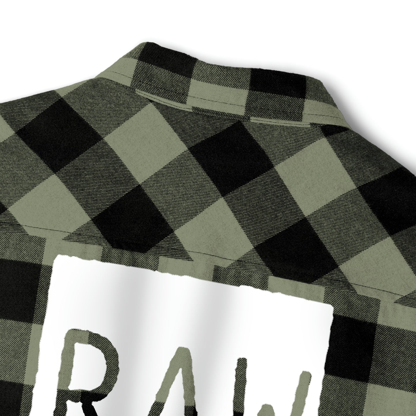 Raw Vintage Olive Flannel Shirt w/Chest Pockets|Been Dope Supply