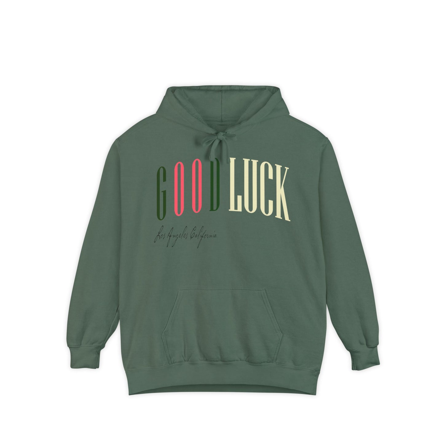 GoodLuck Los Angeles Blue Spruce Garment-Dyed Hoodie|Been Dope Supply