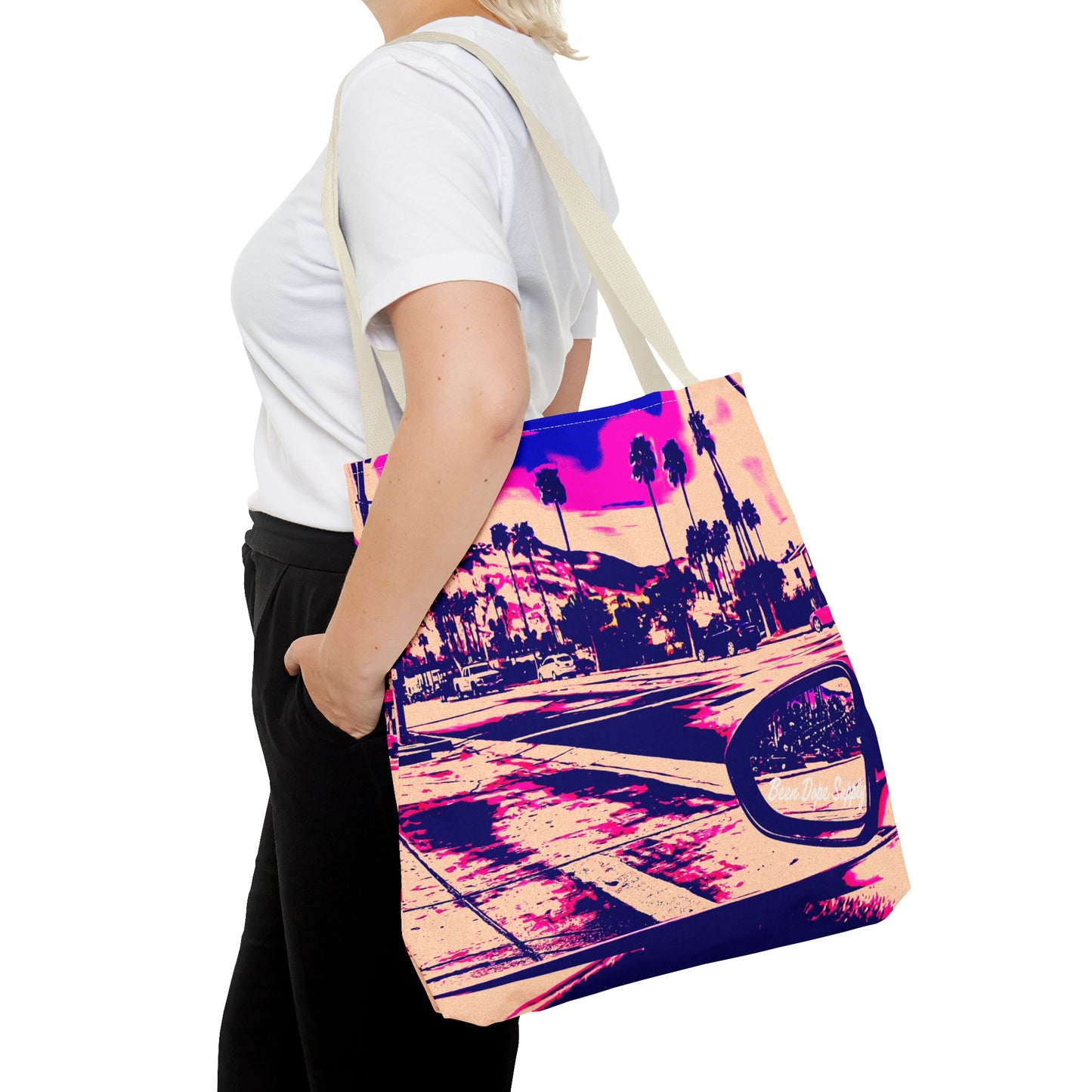 In The Palm of Springs Tote Bag | Been Dope Supply | 18" × 18''