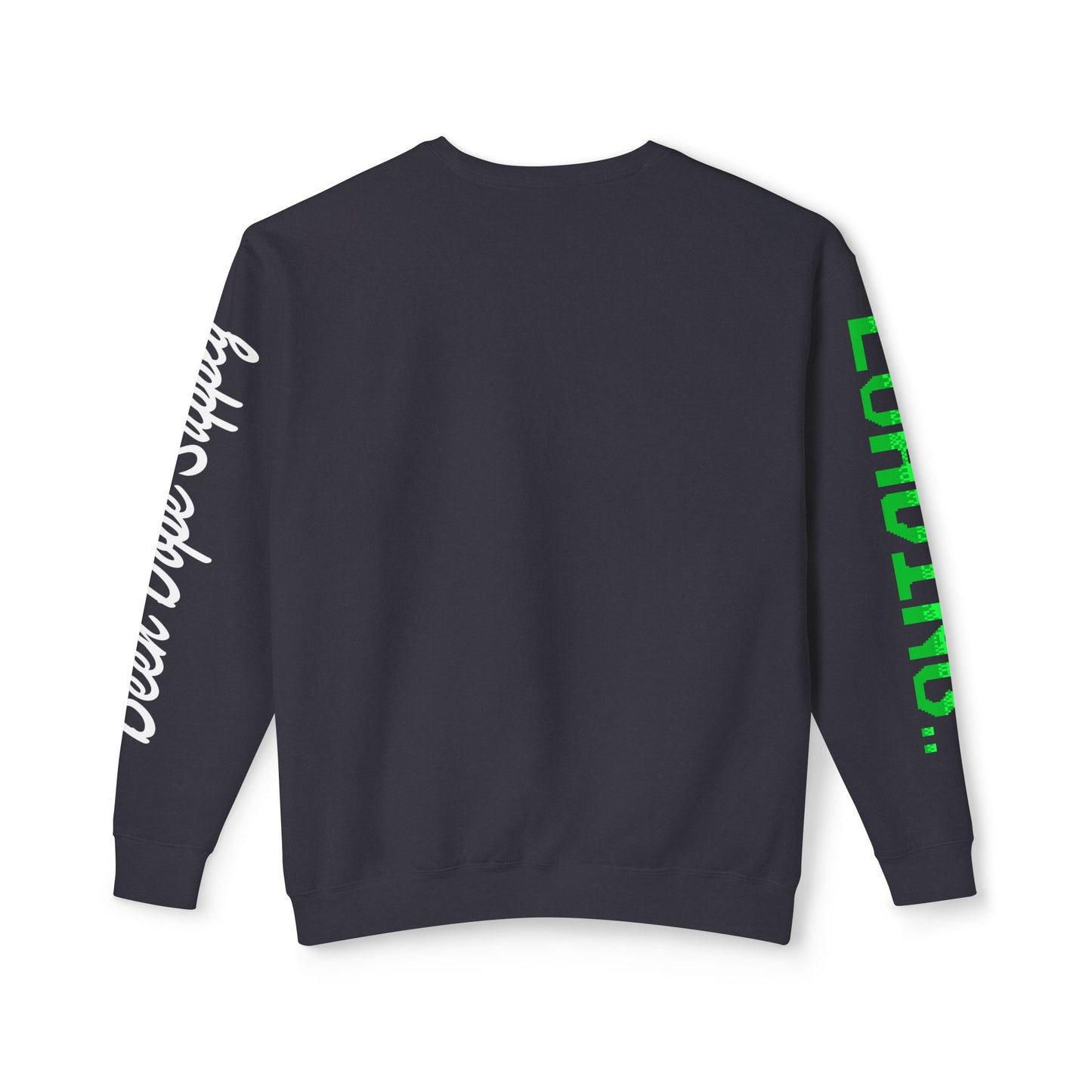 Dialing Up Been Dope Supply Guys Unisex Lightweight Crewneck Sweatshirt|Black