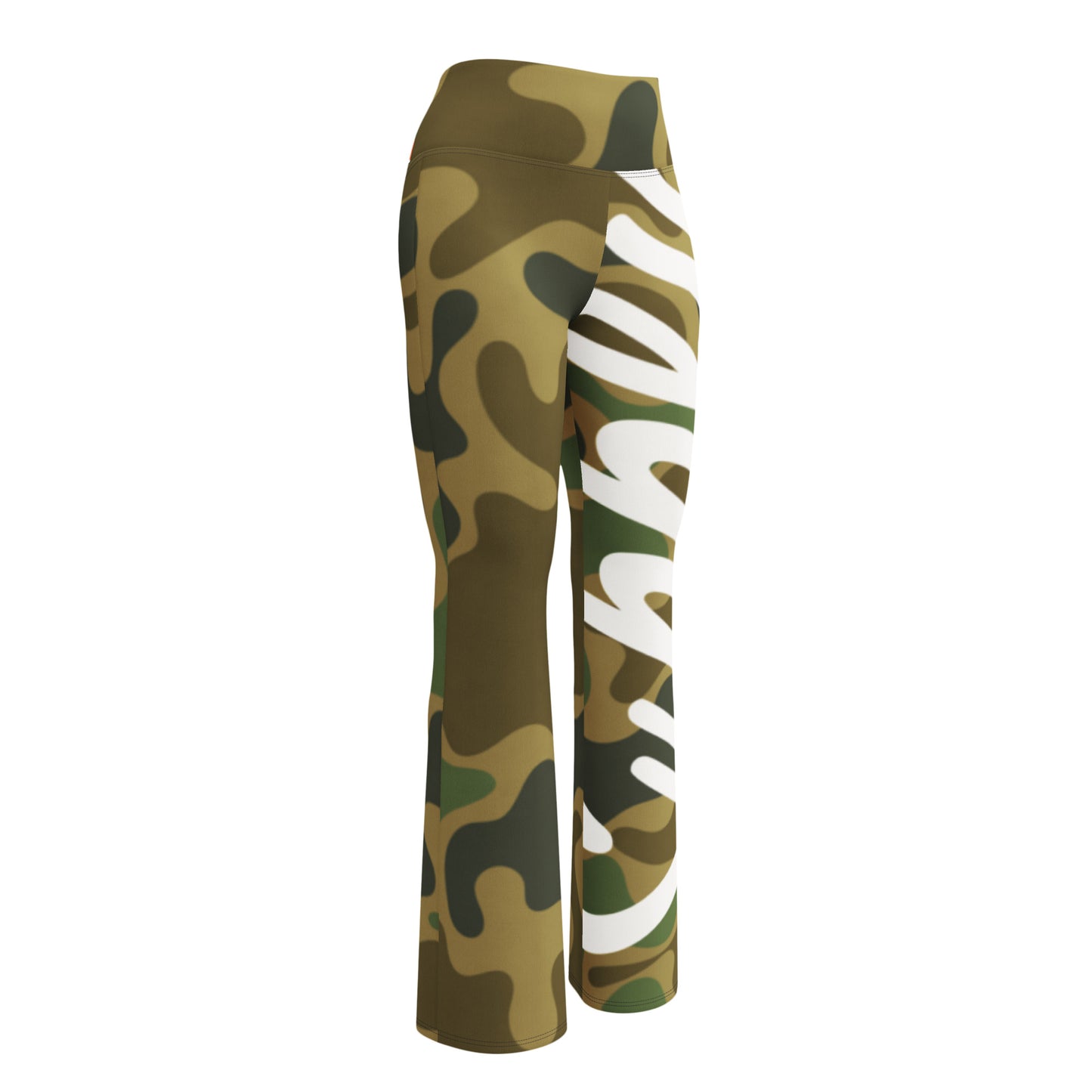 Camouflage and Flares Women’s High Waisted Flair Leggings Been Dope Supply