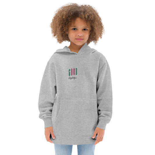 GoodLuck Los Angeles Kids Fleece Hoodie Logo Embroidered