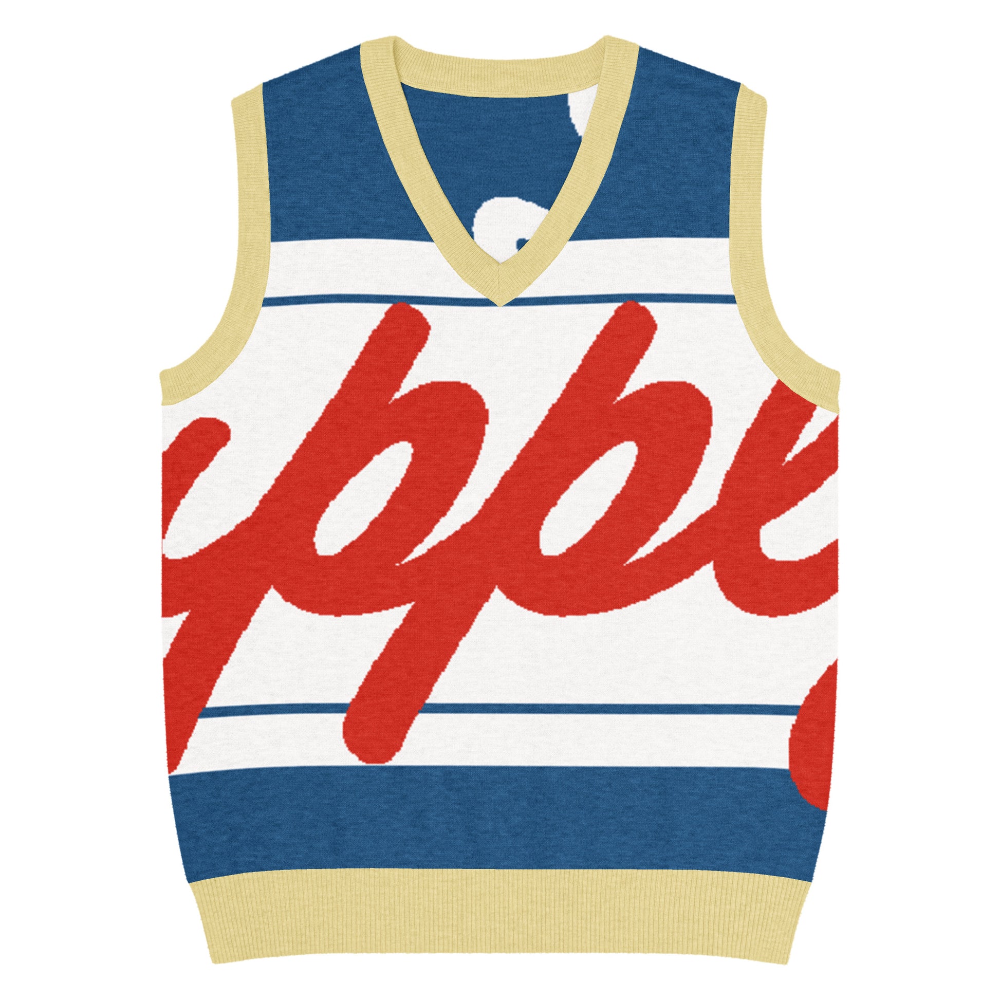 Stove Played For The Sixers Knit V-neck Classic Vest Been Dope Supply