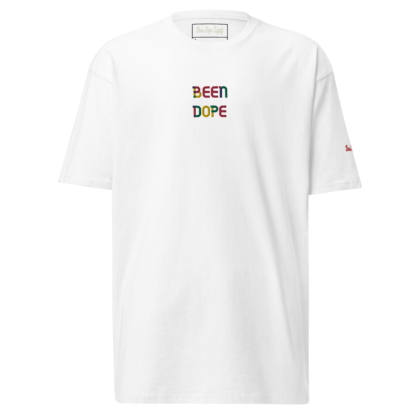 Been Dope Supply | Men’s Premium Heavyweight T-Shirt | Embroidered