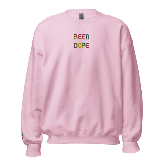 Pink Sweated Supply Embroidered Sweatshirt | Pink | Been Dope Supply