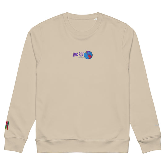 Work World Center Embroidered Mid-Weight Sweatshirt Been Dope Supply