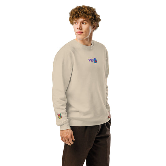 Work World Center Embroidered Mid-Weight Sweatshirt Been Dope Supply
