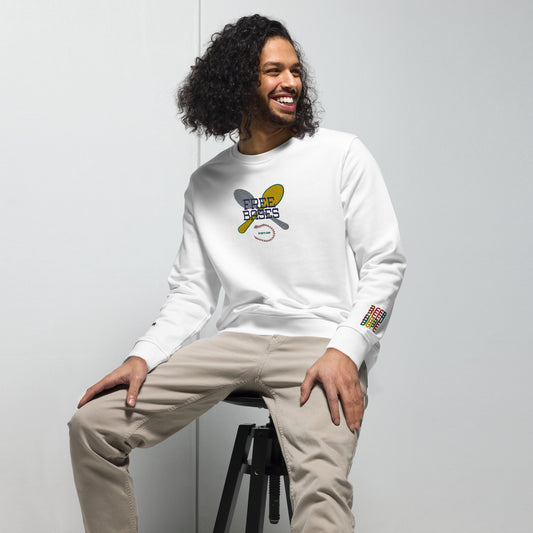Free Bases of Spoons Embroidered French Terry Sweatshirt