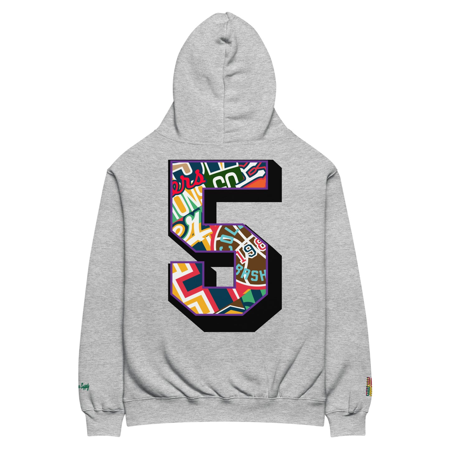 Been Dope Supply | Mens Oversized Hoodie | Embroidered | Grey