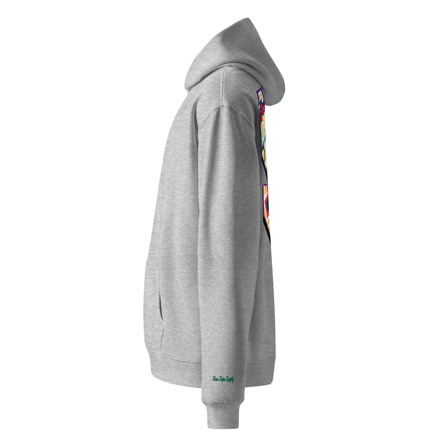 Been Dope Supply | Mens Oversized Hoodie | Embroidered | Grey