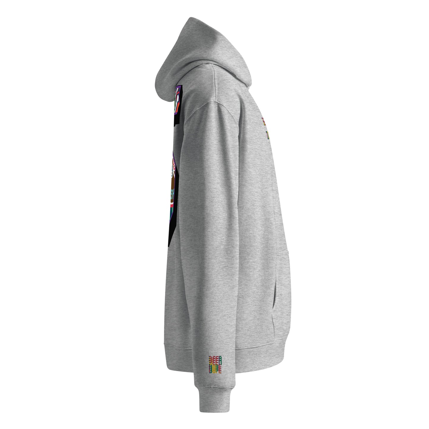 Been Dope Supply | Mens Oversized Hoodie | Embroidered | Grey