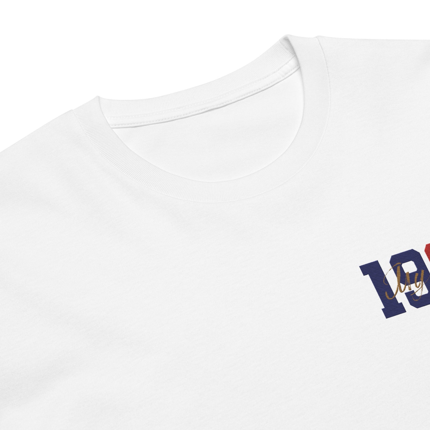 Back in 94" | Premium T-shirt | Pre-Shrunk White | Embroidered