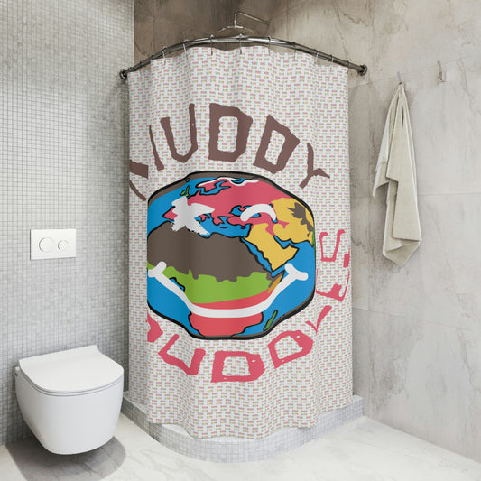 Muddy Puddles Shower Curtain - 71" × 74" - Been Dope Supply